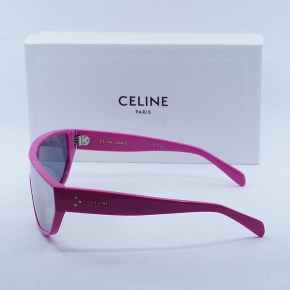 FINAL PRICE NEW CELINE CL40195I 75C PINK SILVER SUNGLASSES - Picture 8 of 11